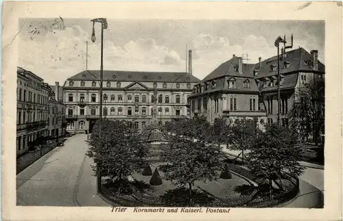 Trier, Kornmarkt mit Postamt -341780