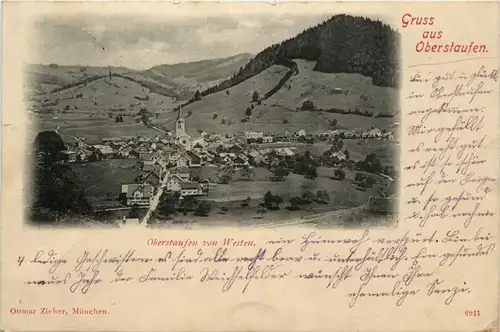 Oberstaufen, Allgäu, von Westen -343182