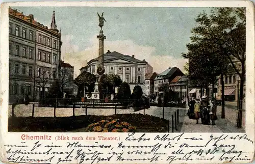 Chemnitz - Blick nach dem Theater -39968