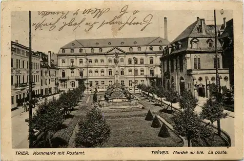 Trier, Kornmarkt mit Postamt -341870