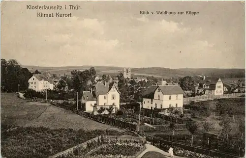 Bad Klosterlausnitz, Blick vom Waldhaus zur Köppe -342178