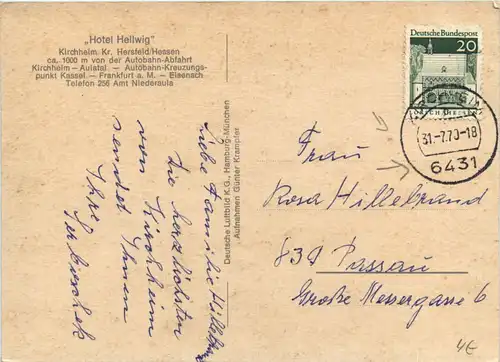 Kirchheim, Kr.Hersfeld, Hotel Hellwig -343196