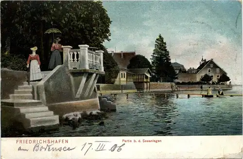 Friedrichshafen, Partie bei den Seeanlagen -342924