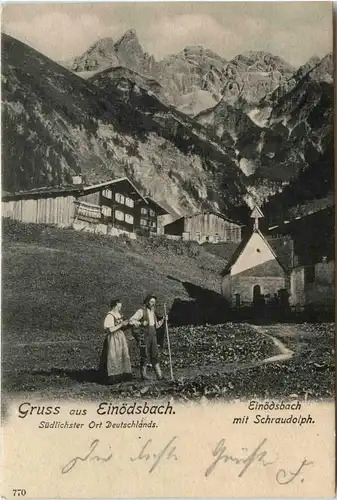 Gruss aus Einödsbach, mit Schraudolph -343782