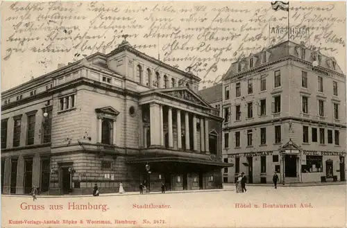 Hamburg, Grüsse, Stadttheater, -343902