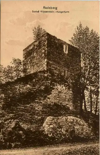 Radeberg, Schloss Klippenstein-Hungerturm -343412