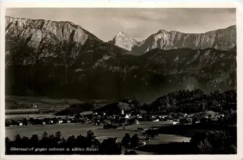 Oberaudorf am Inn, gegen zahmen und wilden Kaiser -343696