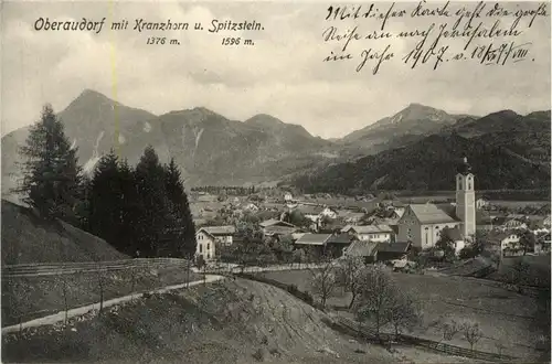 Oberaudorf am Inn, mit Kranzhorn und Spitzstein -343736