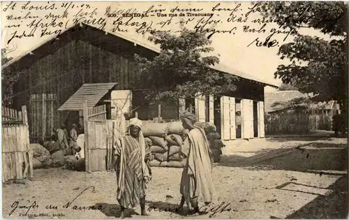 Senegal - Une rue de Tivaouane -50812