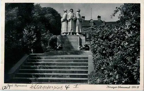 Bad Pyrmont - Krieger Denkmal 1914-18 -40062