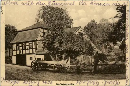 Eisenberg, Das Mühltal, Die Weissenmühle -342840