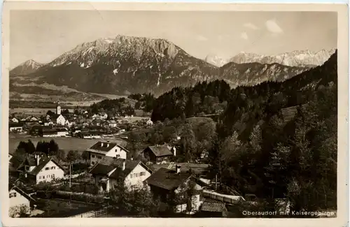 Oberaudorf am Inn, mit Kaisergebirge -343684