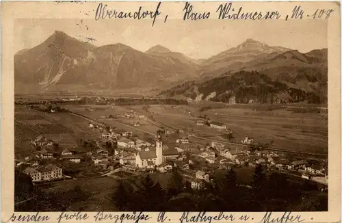 Oberaudorf am Inn, mit Kranzhorn und Spitzstein -343726