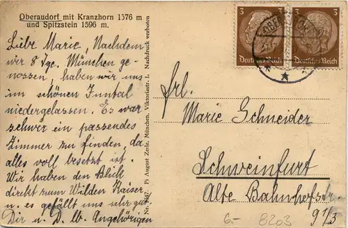 Oberaudorf am Inn, mit Kranzhorn und Spitzstein -343726