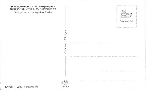 Freudenstadt - Marktplatz -40260