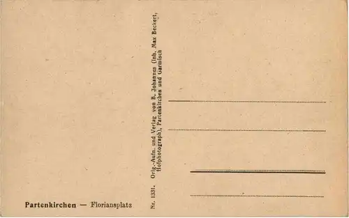 Partenkirchen - Floriansplatz -40380