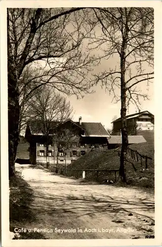 Oberstaufen, Allgäu, Cafe und Pension Seywald in Aach -344154