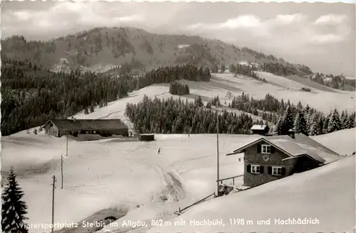 Oberstaufen, Allgäu, Steibis, mit Hochbühl -344106