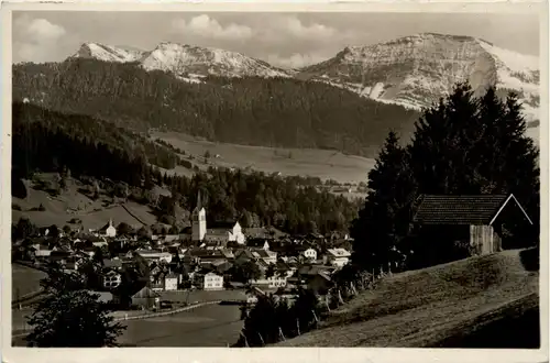 Oberstaufen, Allgäu, mit Rindalphorn und hochgrat -343170