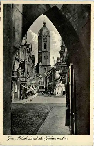 Jena, Blick durch das Johannistor -344902