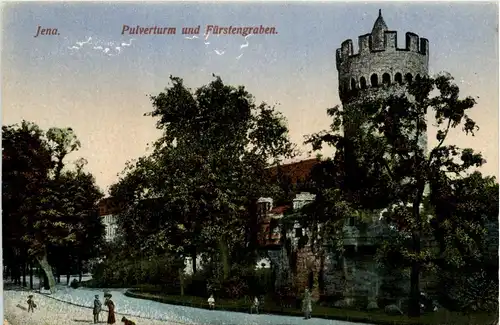 Jena, Pulverturm und Fürstengraben -344922