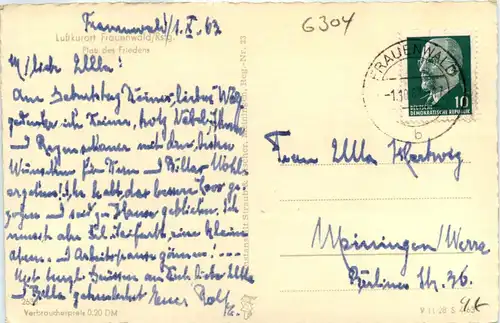 Luftkurort Frauenwald - Platz des Friedens -343330