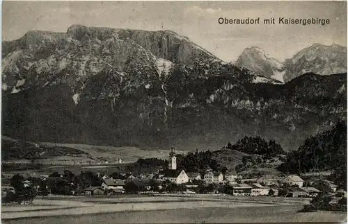 Oberaudorf am Inn, mit Kaisergebirge -343700