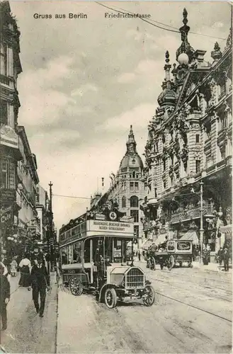 Berlin, Grüsse, Friedrichstrasse -344634