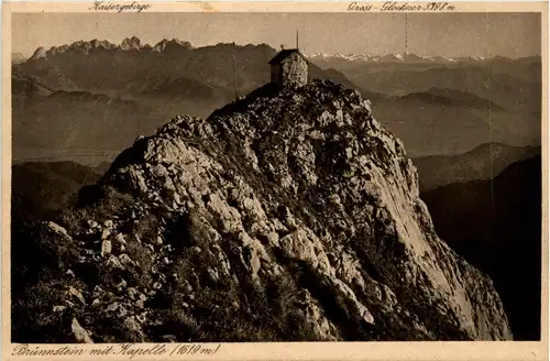 Oberaudorf am Inn, Brünnstein mit Kapelle -343760