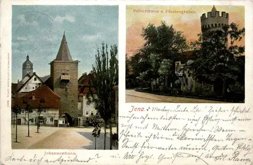 Jena, Johannesturm, Pulverturm und Fürstengraben -344652