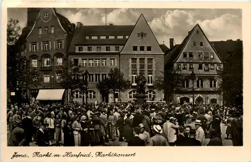 Jena, Markt mit hanfried, Marktkonzert -344834