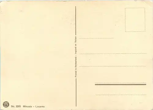 Locarno - Minusio - Künstlerkarte -412416