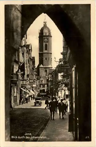 Jena, Blick durch das Johannistor -344746