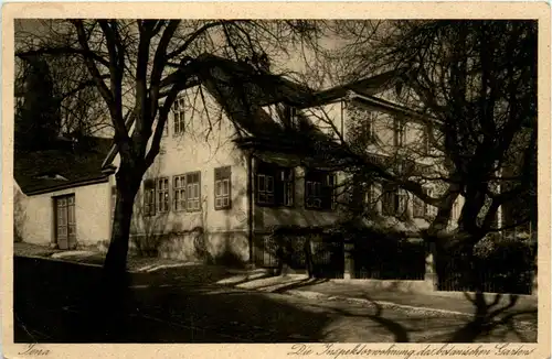 Jena, die Inspektorwohnung des botanischen Gartens -344866