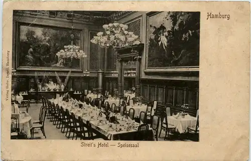 Hamburg, Streits Hotel, Speisesaal -345194