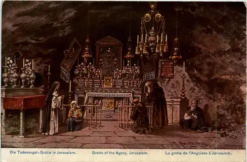 Jerusalem - Todesangst Grotte -412834