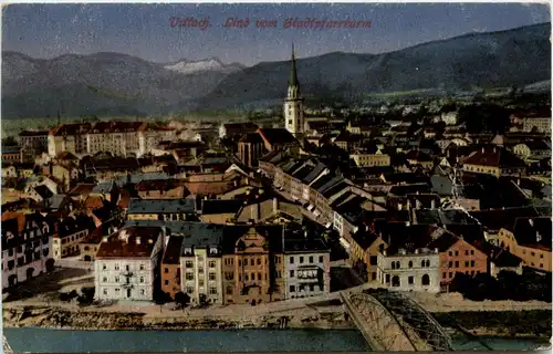 Villach, Lind vom Stadtpfarrturm -345656