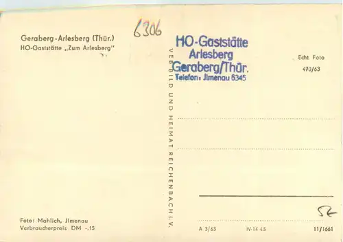 Geraberg-Arlesberg, HO-Gaststätte Zum Arlesberg -345306