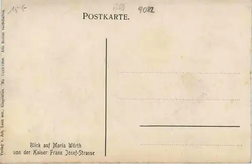 Maria Wörth, am Wörthersee, von der Kaiser Franz Josef-Strasse -345736