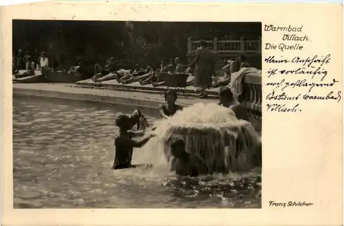 Villach, Warmbad, Die Quelle -345586