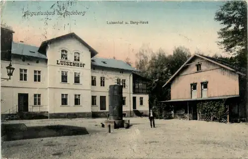 Augustusbad, b.Radeberg, Luisenhof und Berghaus -344510
