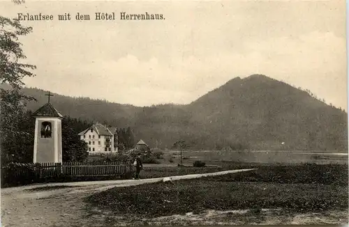 Erlaufsee mit dem hotel herrenhaus -345784