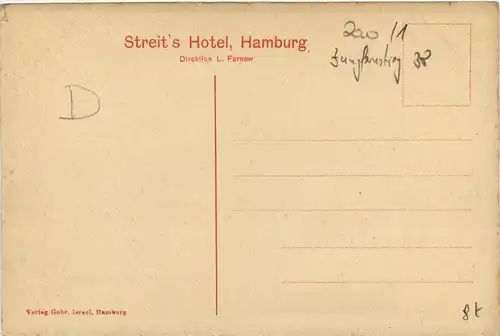 Hamburg, Streits Hotel, -345178