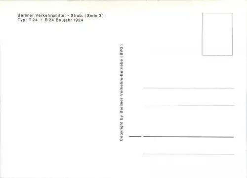 Berlin, Berliner Verkehrsmittel - Strab. -345924
