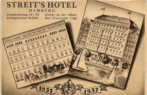 Hamburg, Streits Hotel, -345180