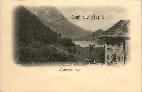 Gruss aus Kufstein, Hintersteinersee -346256