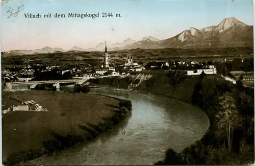 Villach, mit dem Mittagskogel -345618