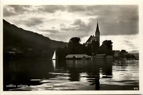 Maria Wörth, am Wörthersee, Abendstimmung -345740