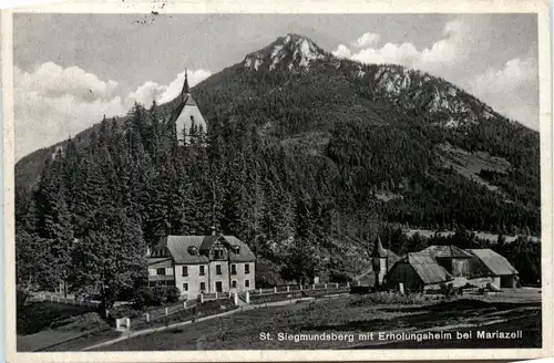 Mariazell, St. Sigmundsberg mit Erholungsheim -347102