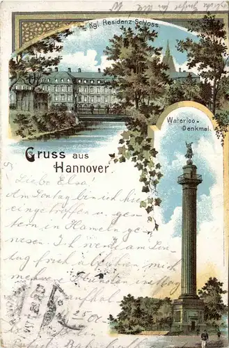 Gruss aus Hannover - Litho -413978